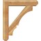 Ekena Millwork Balboa Craftsman Rough Sawn Bracket w/ Offset Brace, Western Red Cedar, 8"W x 38"D x 44"H BKT0806X38X44BOA04RWR - alternate 3
